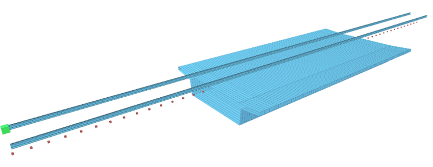 Extended Track System - Train-Track-Bridge Interaction